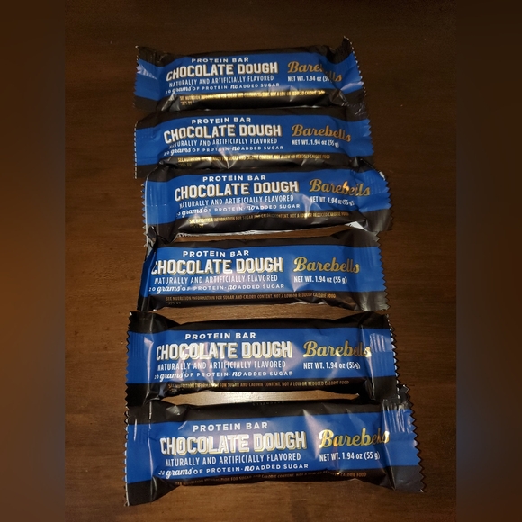 Barebells Chocolate Dough Protein Bars Lot Of 6 - Picture 1 of 2